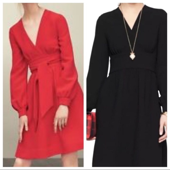 🆕﻿Kate Spade Tie Waist Dress, NWT✨Size 14, black - Picture 7 of 14